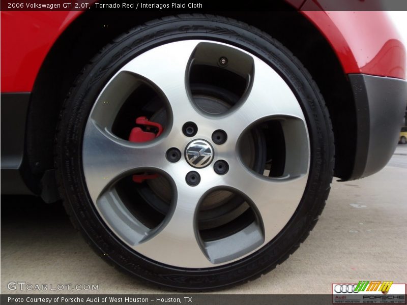 Tornado Red / Interlagos Plaid Cloth 2006 Volkswagen GTI 2.0T