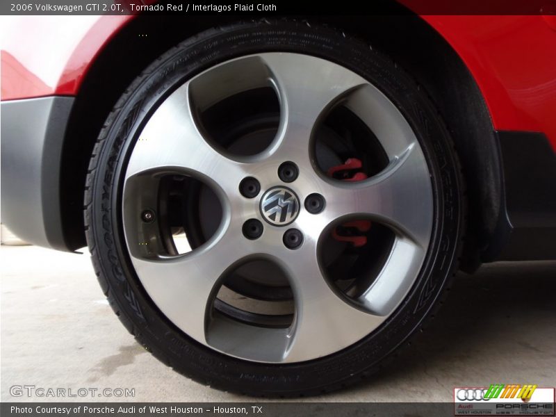 Tornado Red / Interlagos Plaid Cloth 2006 Volkswagen GTI 2.0T