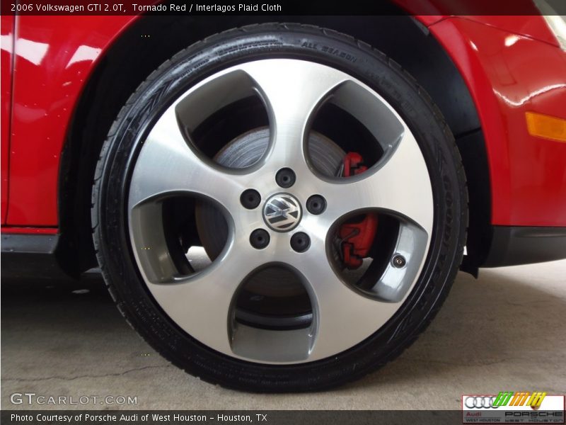 Tornado Red / Interlagos Plaid Cloth 2006 Volkswagen GTI 2.0T