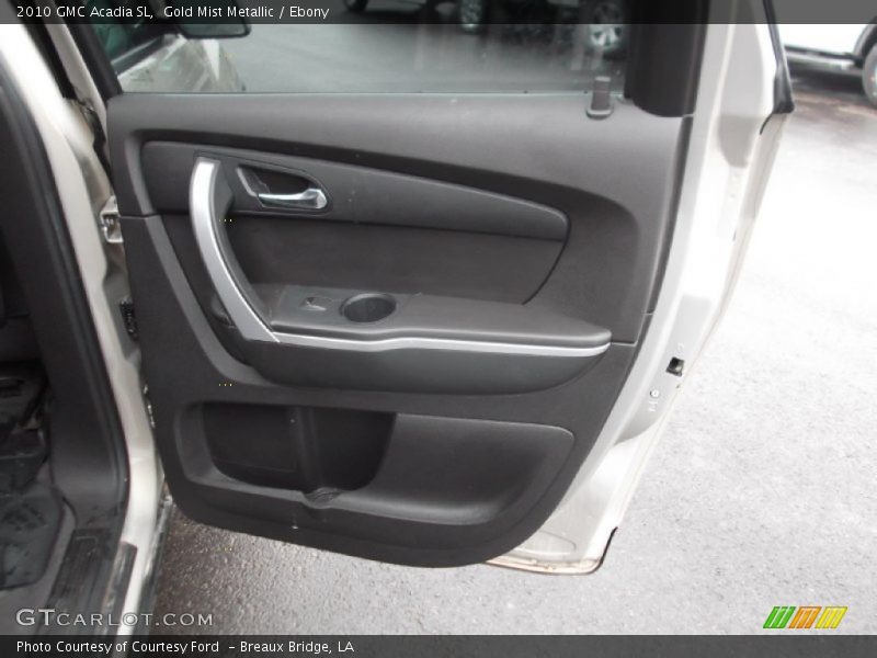 Gold Mist Metallic / Ebony 2010 GMC Acadia SL