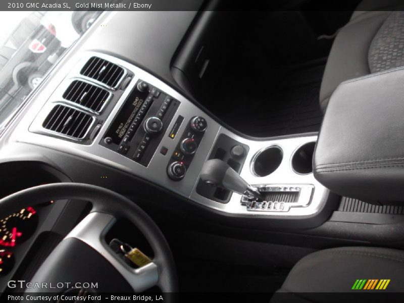 Gold Mist Metallic / Ebony 2010 GMC Acadia SL