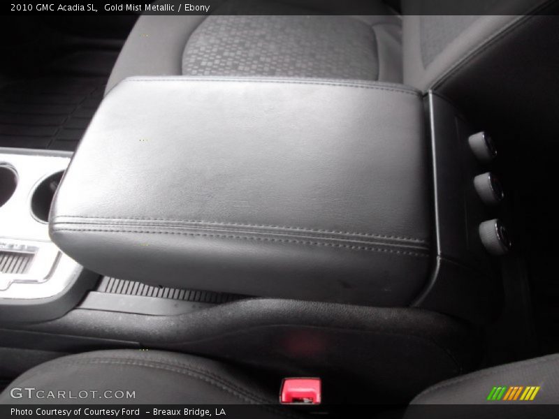 Gold Mist Metallic / Ebony 2010 GMC Acadia SL