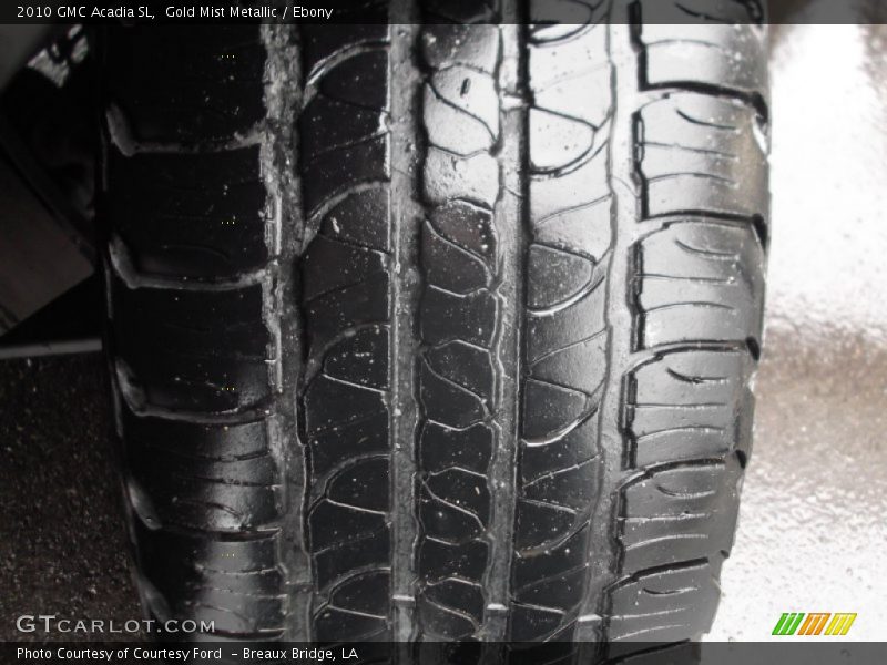 Gold Mist Metallic / Ebony 2010 GMC Acadia SL