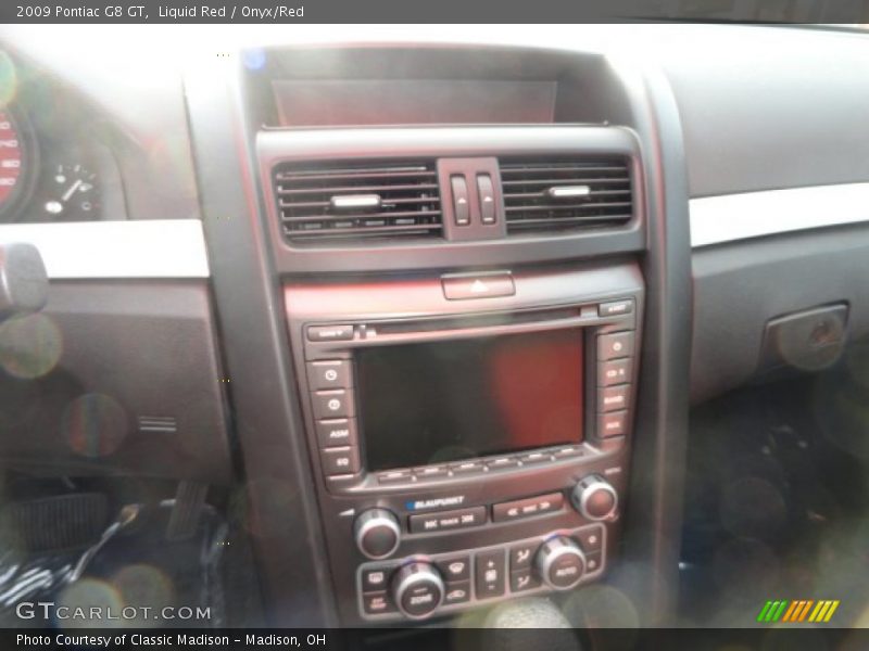 Liquid Red / Onyx/Red 2009 Pontiac G8 GT