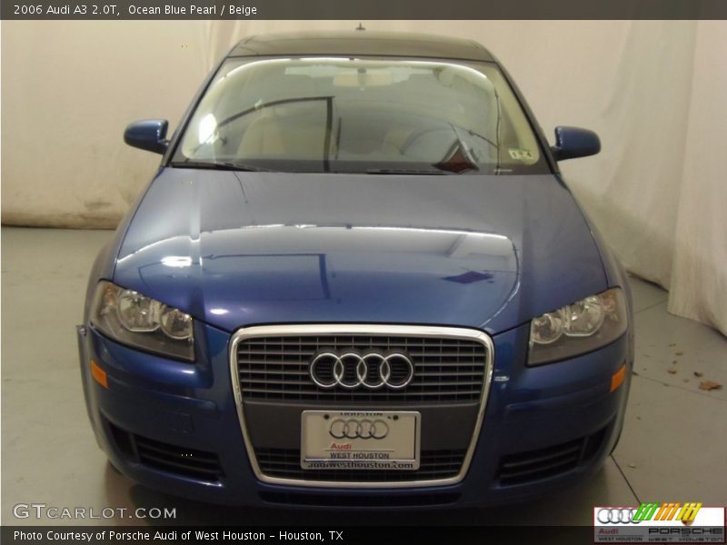 Ocean Blue Pearl / Beige 2006 Audi A3 2.0T