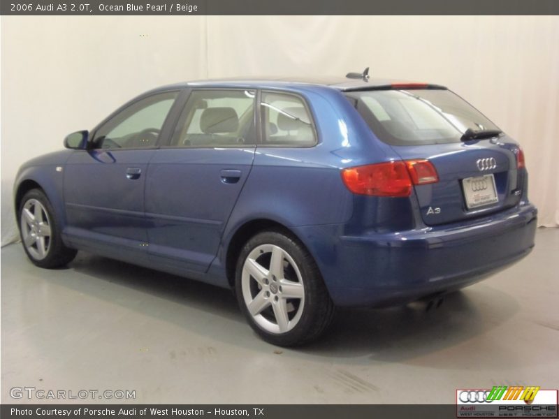 Ocean Blue Pearl / Beige 2006 Audi A3 2.0T