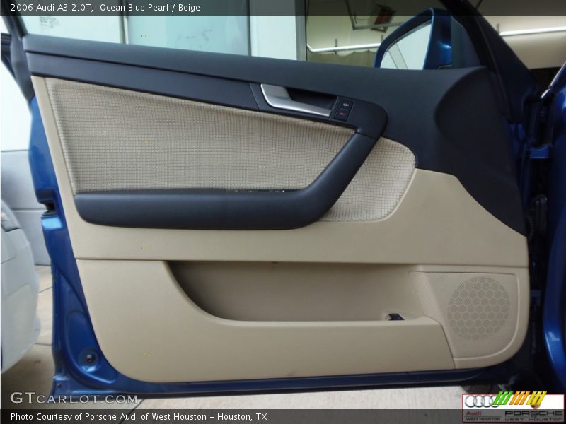 Ocean Blue Pearl / Beige 2006 Audi A3 2.0T