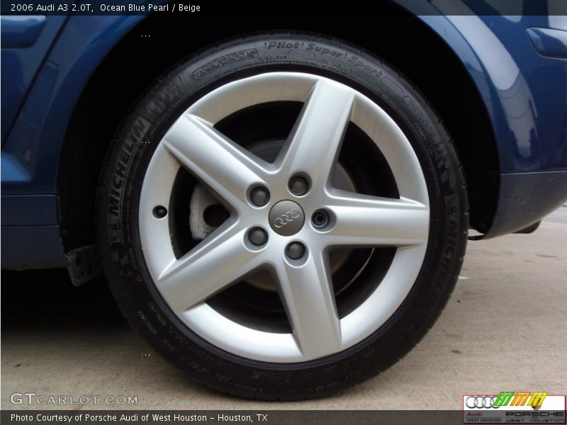 Ocean Blue Pearl / Beige 2006 Audi A3 2.0T