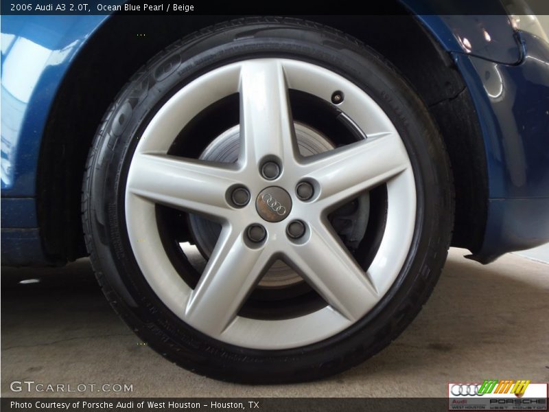 Ocean Blue Pearl / Beige 2006 Audi A3 2.0T