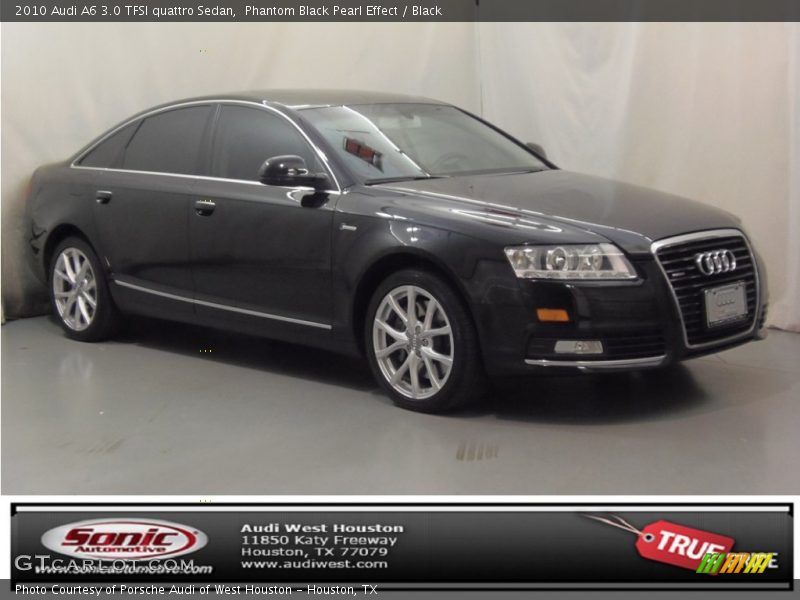 Phantom Black Pearl Effect / Black 2010 Audi A6 3.0 TFSI quattro Sedan