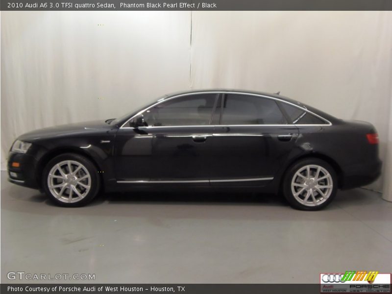 Phantom Black Pearl Effect / Black 2010 Audi A6 3.0 TFSI quattro Sedan
