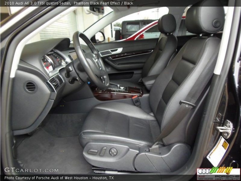 Phantom Black Pearl Effect / Black 2010 Audi A6 3.0 TFSI quattro Sedan
