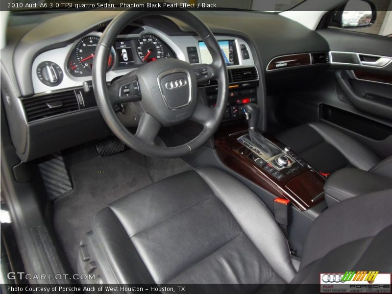 Phantom Black Pearl Effect / Black 2010 Audi A6 3.0 TFSI quattro Sedan