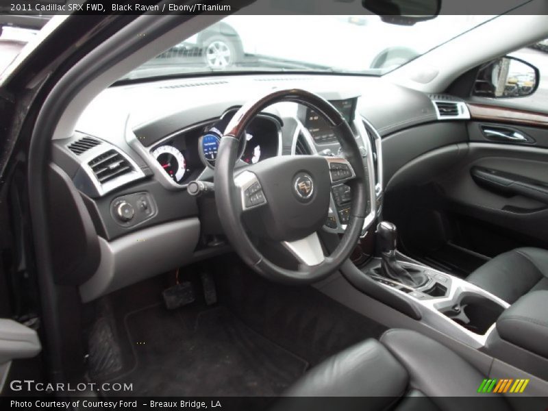 Black Raven / Ebony/Titanium 2011 Cadillac SRX FWD