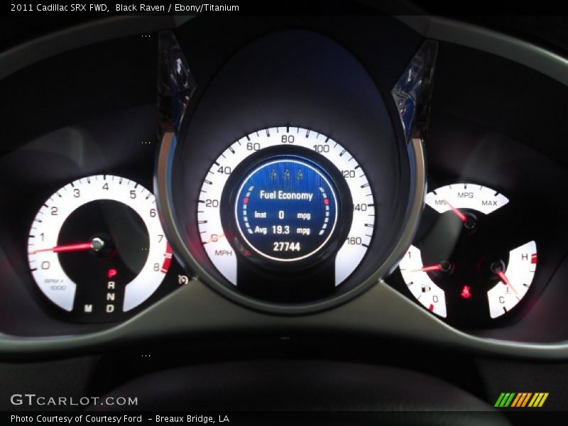 Black Raven / Ebony/Titanium 2011 Cadillac SRX FWD
