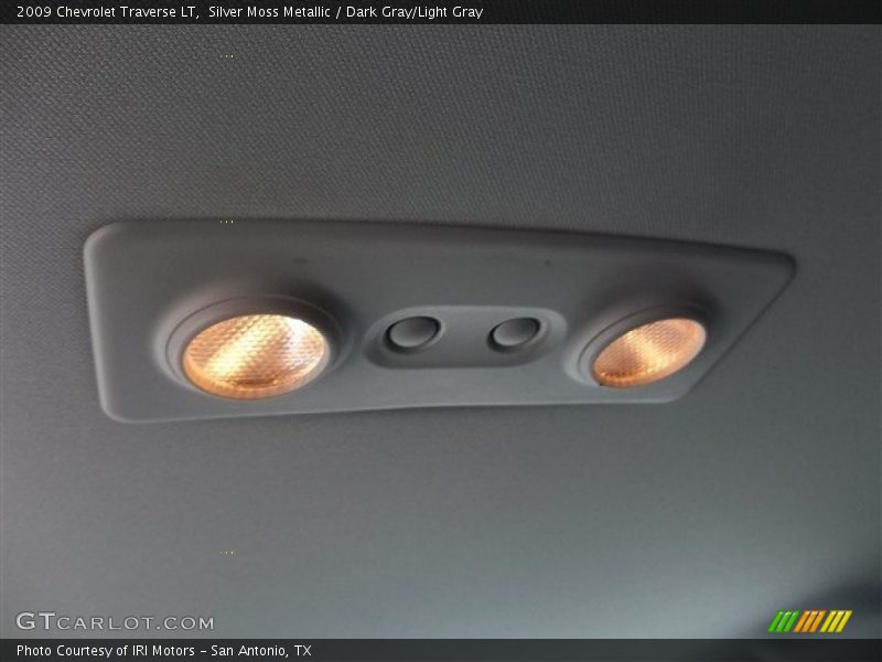 Silver Moss Metallic / Dark Gray/Light Gray 2009 Chevrolet Traverse LT