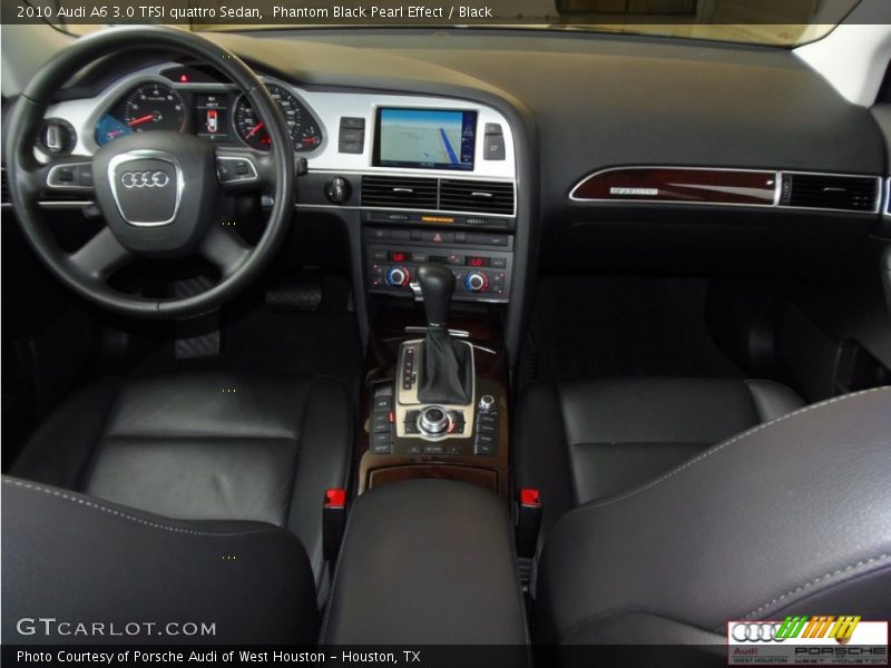 Phantom Black Pearl Effect / Black 2010 Audi A6 3.0 TFSI quattro Sedan