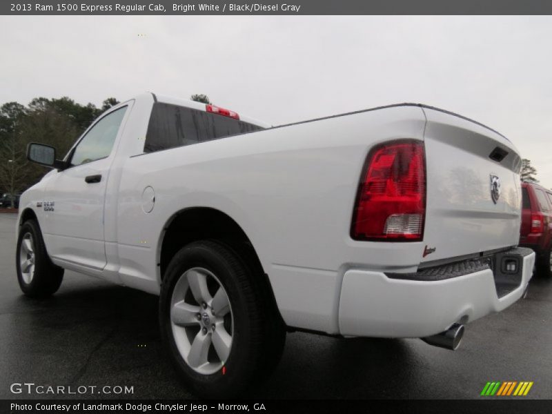 Bright White / Black/Diesel Gray 2013 Ram 1500 Express Regular Cab