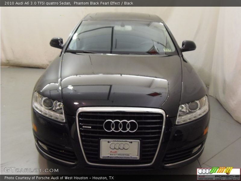 Phantom Black Pearl Effect / Black 2010 Audi A6 3.0 TFSI quattro Sedan
