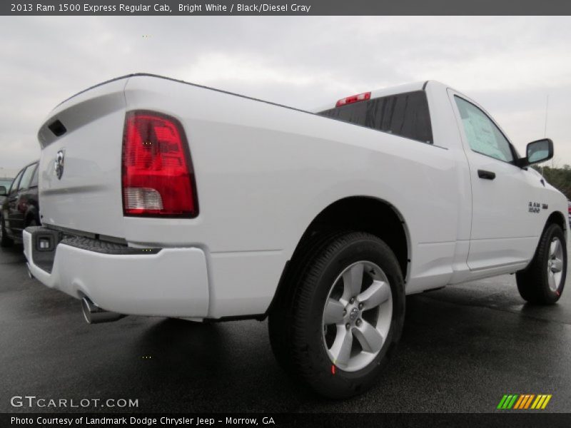 Bright White / Black/Diesel Gray 2013 Ram 1500 Express Regular Cab