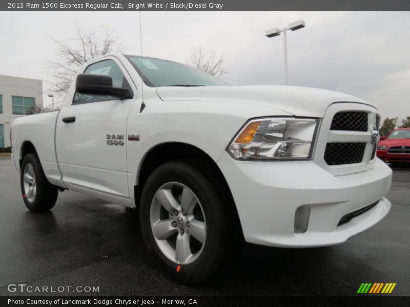Bright White / Black/Diesel Gray 2013 Ram 1500 Express Regular Cab