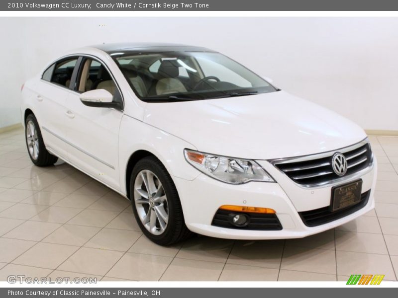 Candy White / Cornsilk Beige Two Tone 2010 Volkswagen CC Luxury