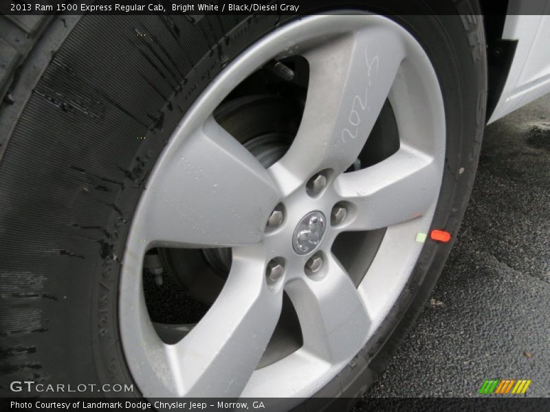 Bright White / Black/Diesel Gray 2013 Ram 1500 Express Regular Cab