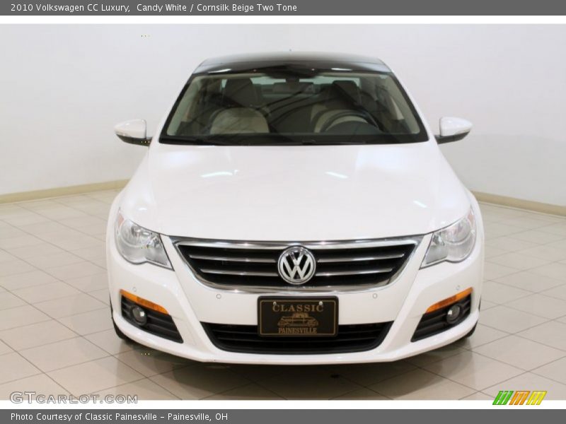 Candy White / Cornsilk Beige Two Tone 2010 Volkswagen CC Luxury