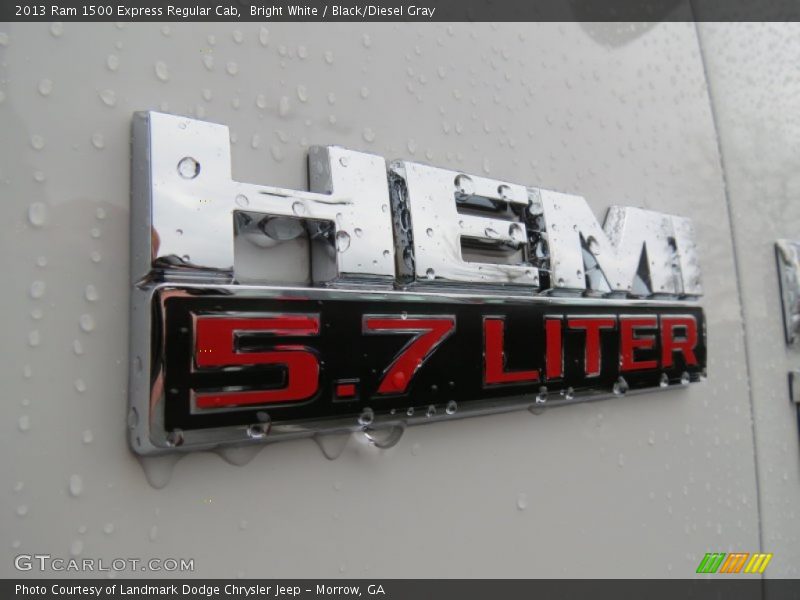 Bright White / Black/Diesel Gray 2013 Ram 1500 Express Regular Cab