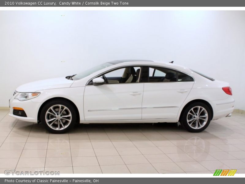 Candy White / Cornsilk Beige Two Tone 2010 Volkswagen CC Luxury