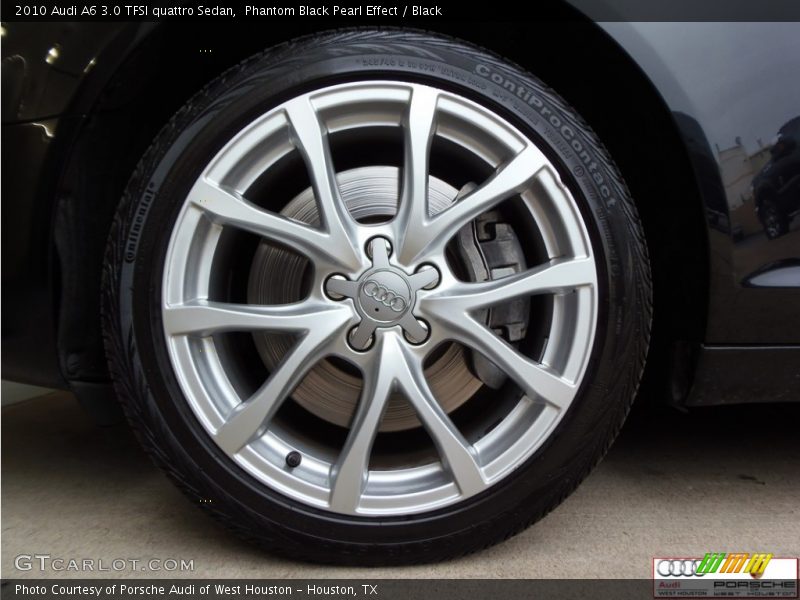 Phantom Black Pearl Effect / Black 2010 Audi A6 3.0 TFSI quattro Sedan