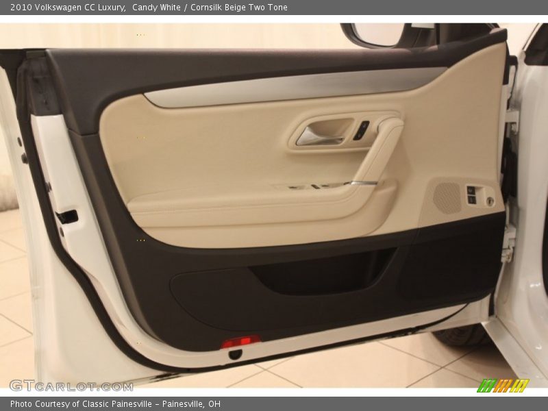 Candy White / Cornsilk Beige Two Tone 2010 Volkswagen CC Luxury