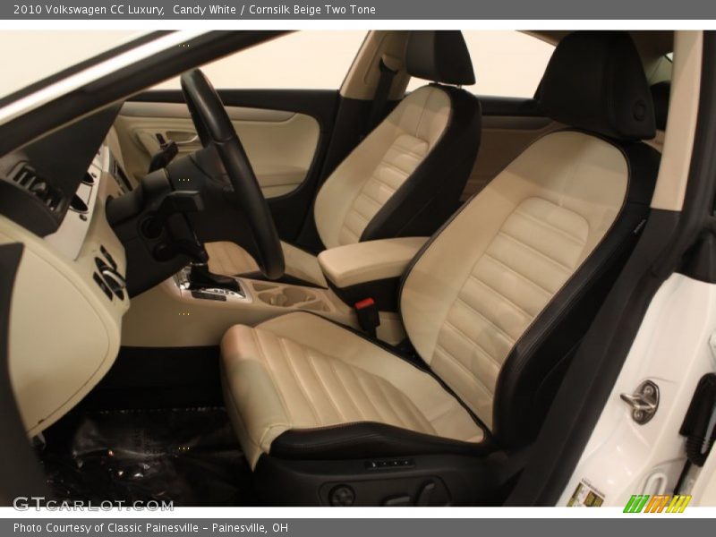 Candy White / Cornsilk Beige Two Tone 2010 Volkswagen CC Luxury