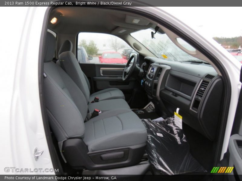 Bright White / Black/Diesel Gray 2013 Ram 1500 Express Regular Cab