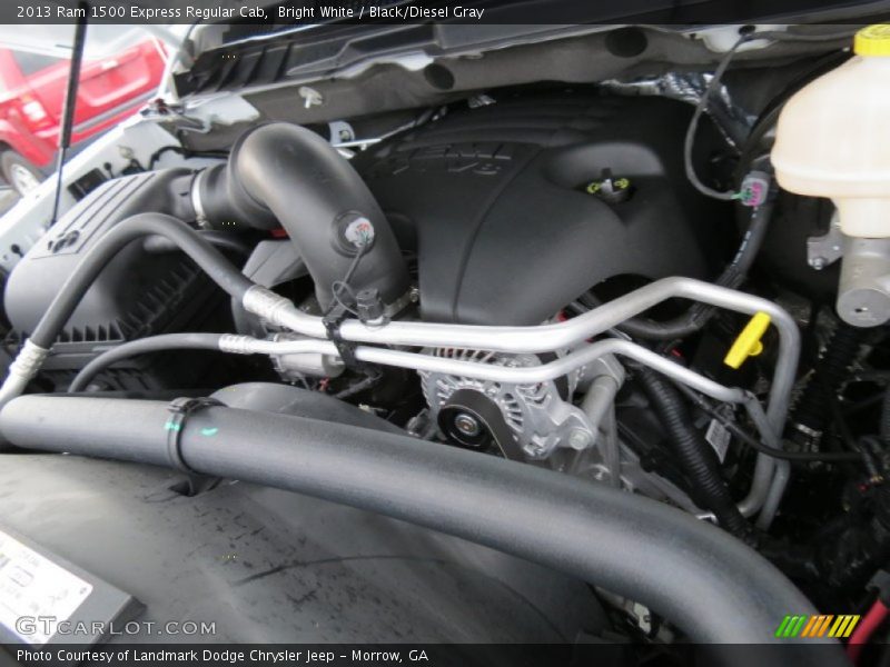 Bright White / Black/Diesel Gray 2013 Ram 1500 Express Regular Cab