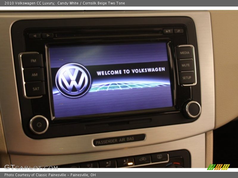 Candy White / Cornsilk Beige Two Tone 2010 Volkswagen CC Luxury