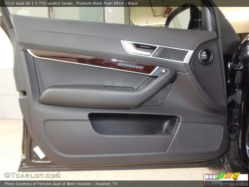 Phantom Black Pearl Effect / Black 2010 Audi A6 3.0 TFSI quattro Sedan