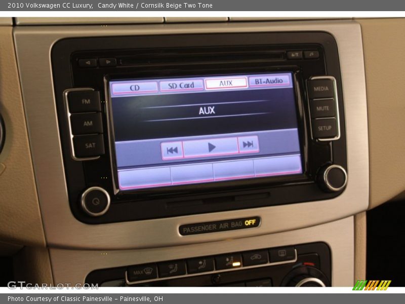 Candy White / Cornsilk Beige Two Tone 2010 Volkswagen CC Luxury