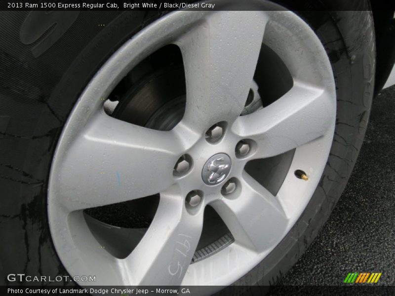 Bright White / Black/Diesel Gray 2013 Ram 1500 Express Regular Cab