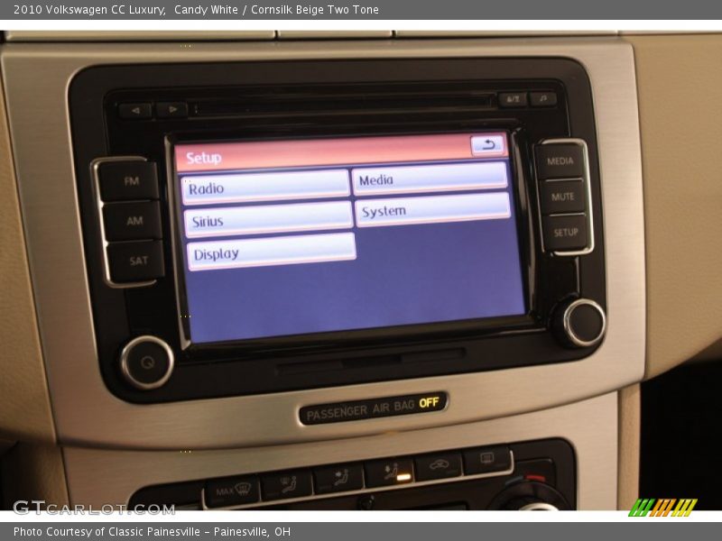 Candy White / Cornsilk Beige Two Tone 2010 Volkswagen CC Luxury