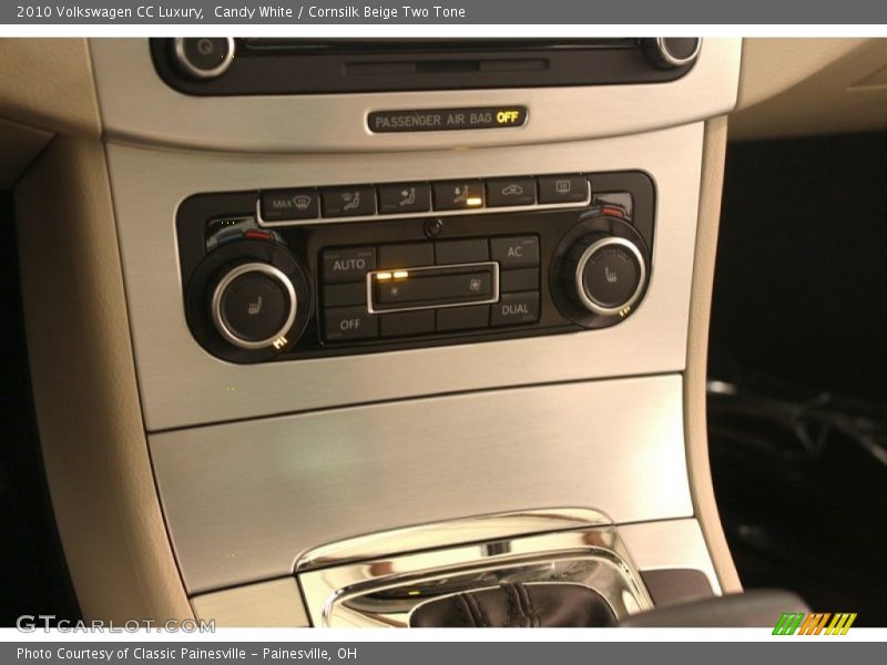 Candy White / Cornsilk Beige Two Tone 2010 Volkswagen CC Luxury