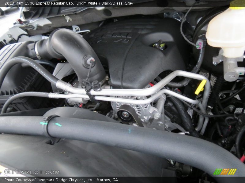 Bright White / Black/Diesel Gray 2013 Ram 1500 Express Regular Cab
