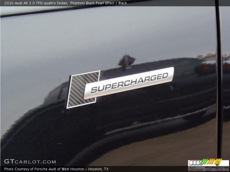 Phantom Black Pearl Effect / Black 2010 Audi A6 3.0 TFSI quattro Sedan