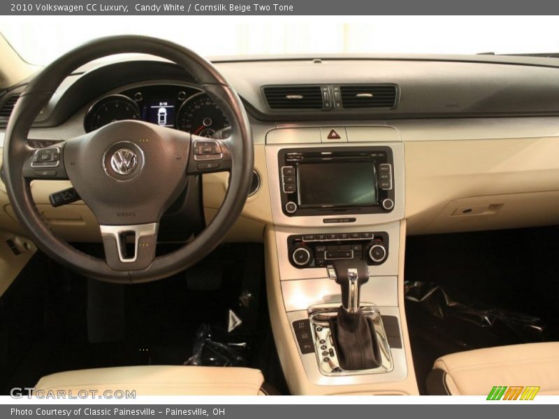 Candy White / Cornsilk Beige Two Tone 2010 Volkswagen CC Luxury