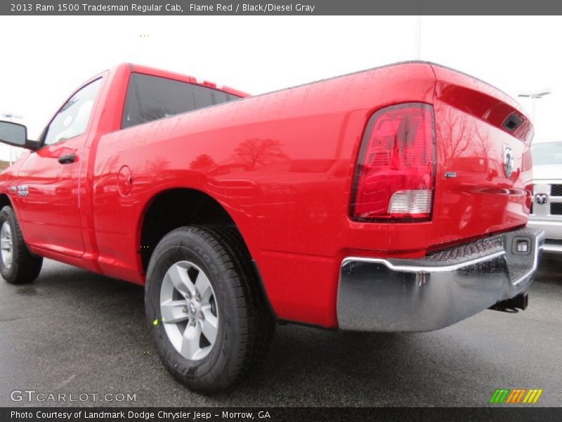 Flame Red / Black/Diesel Gray 2013 Ram 1500 Tradesman Regular Cab