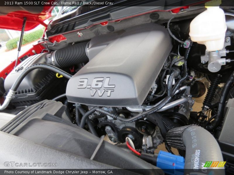  2013 1500 SLT Crew Cab Engine - 3.6 Liter DOHC 24-Valve VVT Pentastar V6