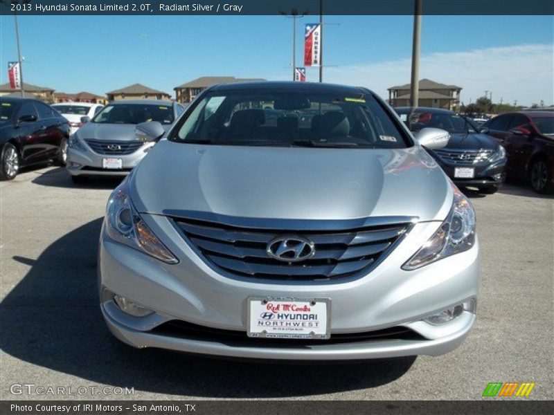 Radiant Silver / Gray 2013 Hyundai Sonata Limited 2.0T