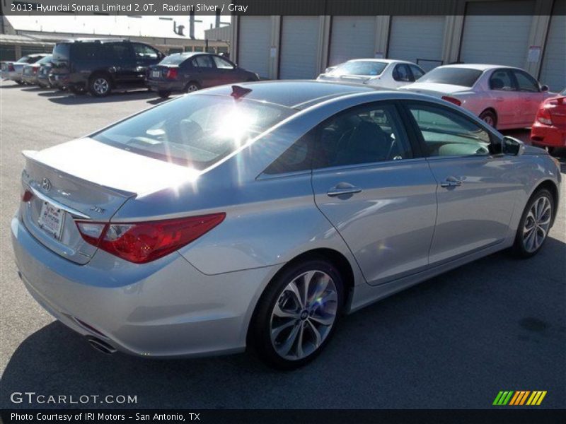 Radiant Silver / Gray 2013 Hyundai Sonata Limited 2.0T