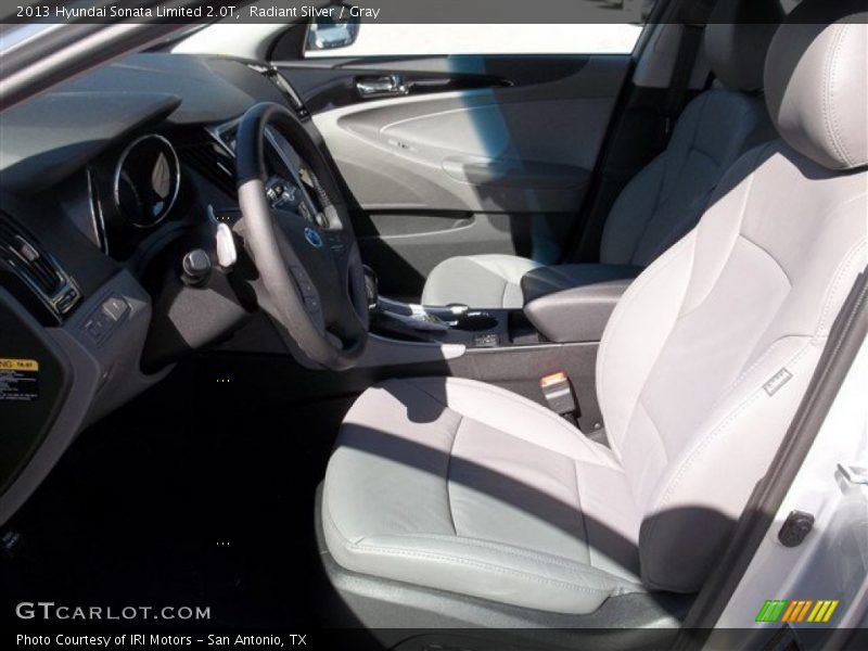 Radiant Silver / Gray 2013 Hyundai Sonata Limited 2.0T