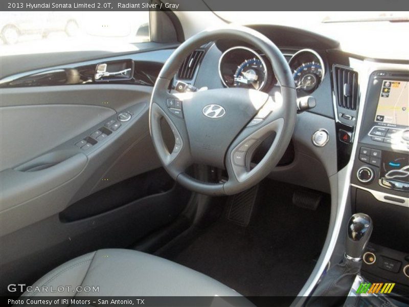 Radiant Silver / Gray 2013 Hyundai Sonata Limited 2.0T